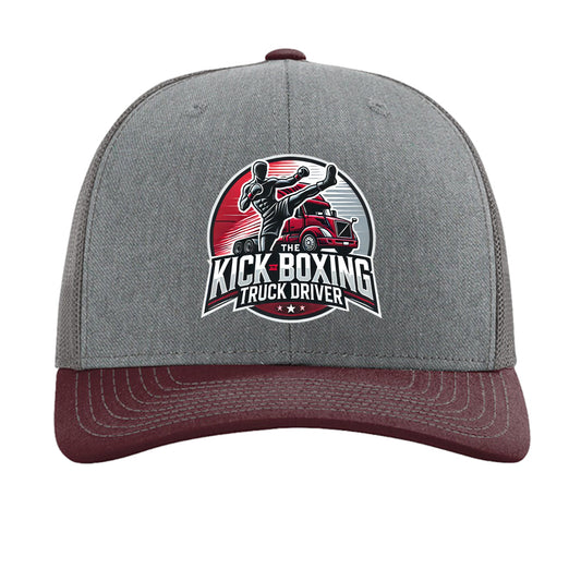 Heather Grey/ Charcoal/ Maroon - FRONT